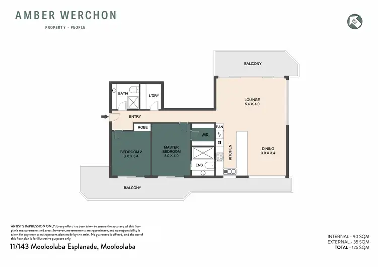Floorplan of Homely unit listing, 11/143 Mooloolaba Esplanade, Mooloolaba QLD 4557