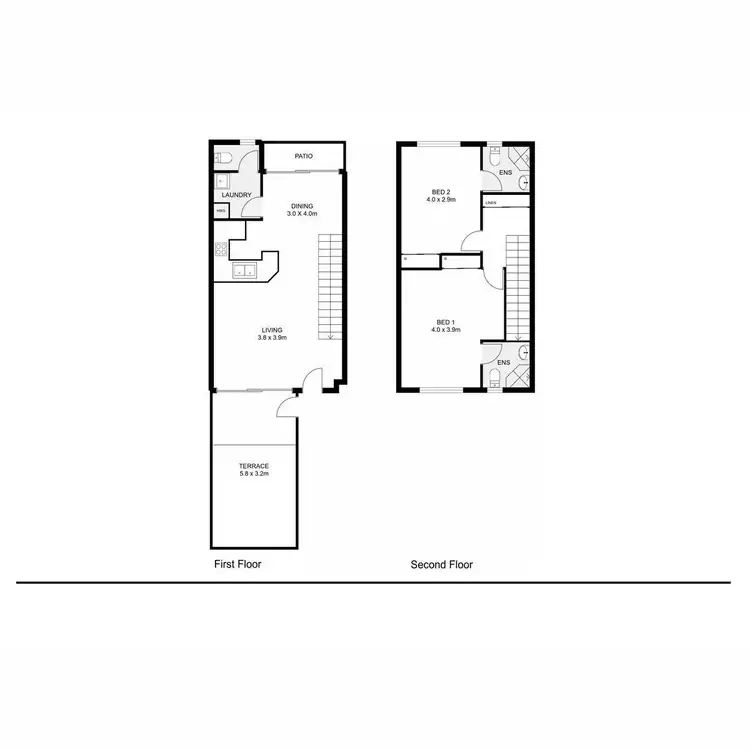 Floorplan of Homely townhouse listing, 404/11-15 Charlekata Close, Freshwater QLD 4870