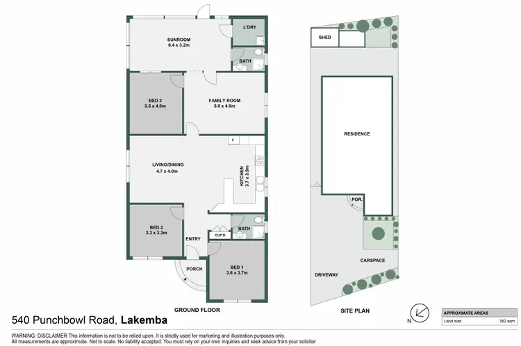 Floorplan of Homely house listing, 540 Punchbowl Road, Lakemba NSW 2195