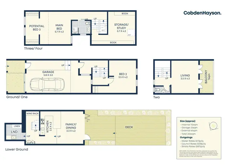 Floorplan of Homely house listing, 20 Yeend Street, Birchgrove NSW 2041