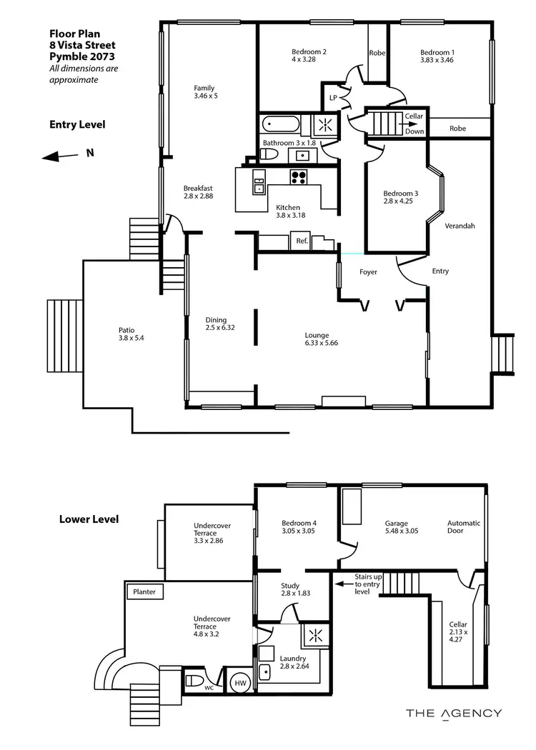 Floorplan of Homely house listing, 8 Vista Street, Pymble NSW 2073