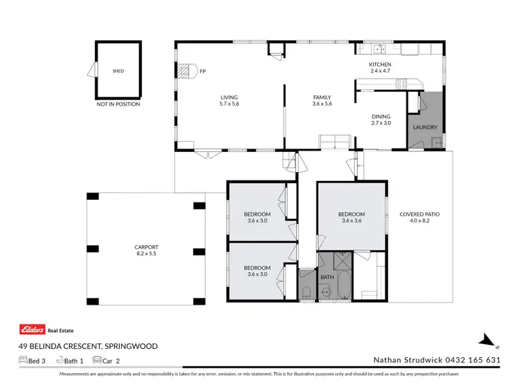 Floorplan of Homely house listing, 49 Belinda Crescent, Springwood QLD 4127