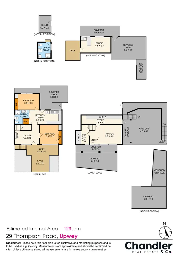 Floorplan of Homely house listing, 29 Thompson Road, Upwey VIC 3158