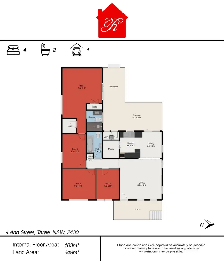 Floorplan of Homely house listing, 4 Ann Street, Taree NSW 2430