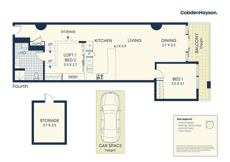 Floorplan of Homely apartment listing, 421/1 Missenden Road, Camperdown NSW 2050