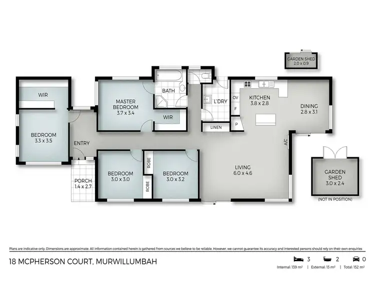Floorplan of Homely house listing, 18 McPherson Court, Murwillumbah NSW 2484
