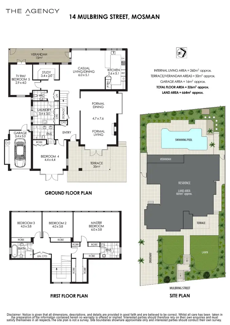 Floorplan of Homely house listing, 14 Mulbring Street, Mosman NSW 2088