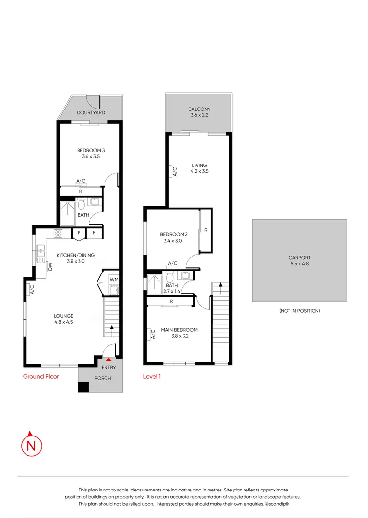 Floorplan of Homely townhouse listing, 1/30 Cuthbert Road, Reservoir VIC 3073