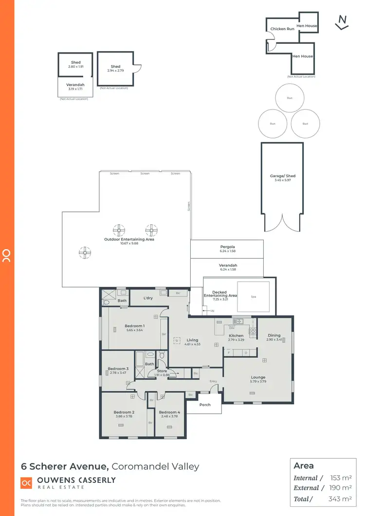 Floorplan of Homely house listing, 6 Scherer Avenue, Coromandel Valley SA 5051