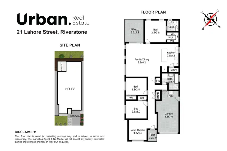 Floorplan of Homely house listing, 21 Lahore Street, Riverstone NSW 2765
