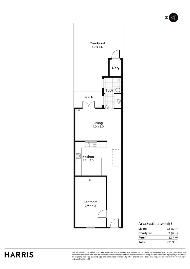 Floorplan of Homely house listing, 14 Wright Court, Adelaide SA 5000