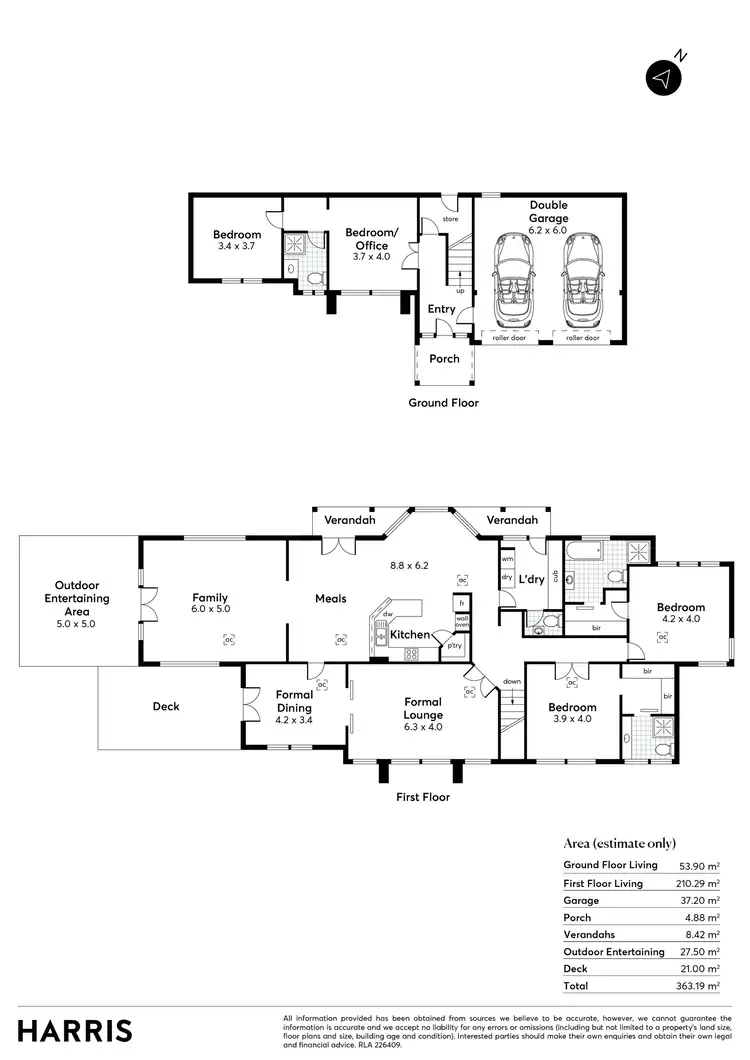 Floorplan of Homely house listing, 25 Shurdington Road, Crafers SA 5152