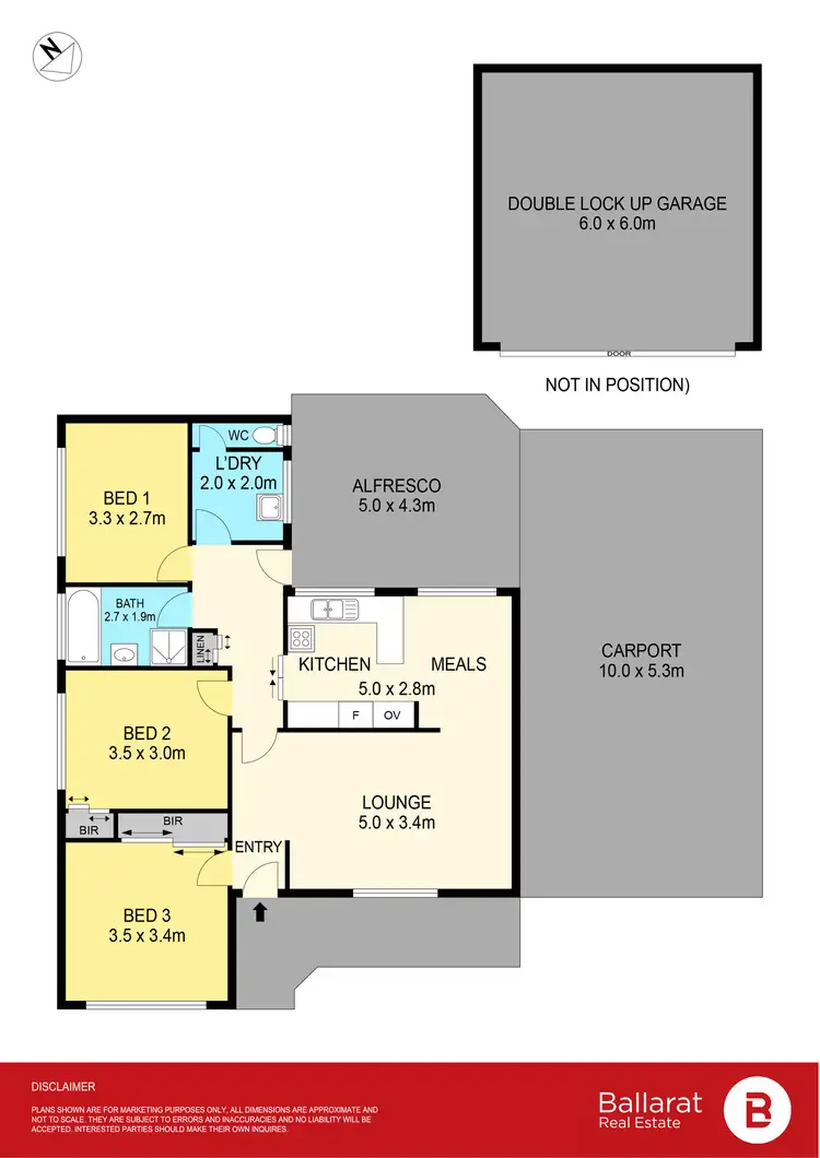 Floorplan of Homely house listing, 24 McNulty Drive, Wendouree VIC 3355