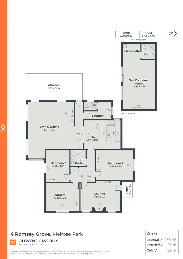 Floorplan of Homely house listing, 4 Romsey Grove, Melrose Park SA 5039