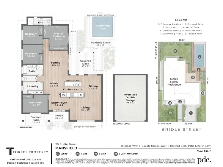 Floorplan of Homely house listing, 20 Bridle Street, Mansfield QLD 4122