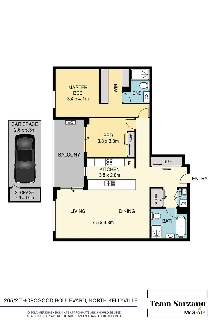 Floorplan of Homely apartment listing, 205/2 Thorogood Boulevard, North Kellyville NSW 2155