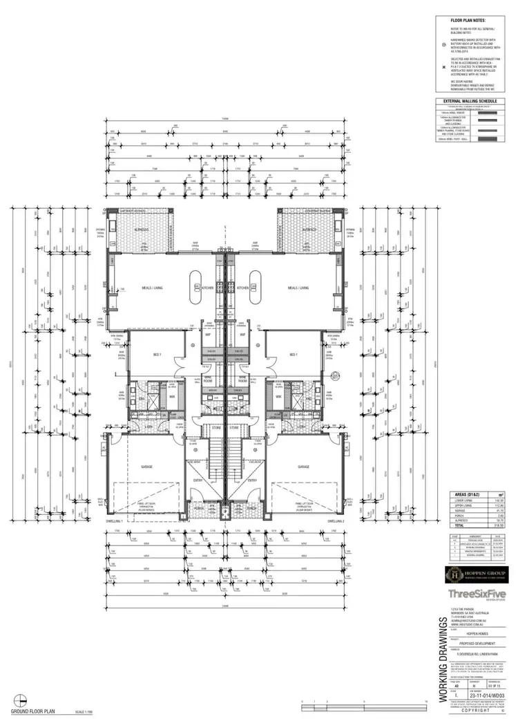 Floorplan of Homely house listing, Lot 1 & 2/5 Deveruex Road, Linden Park SA 5065