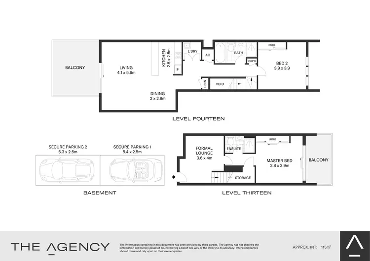 Floorplan of Homely apartment listing, 1304/39 Kent Road, Mascot NSW 2020
