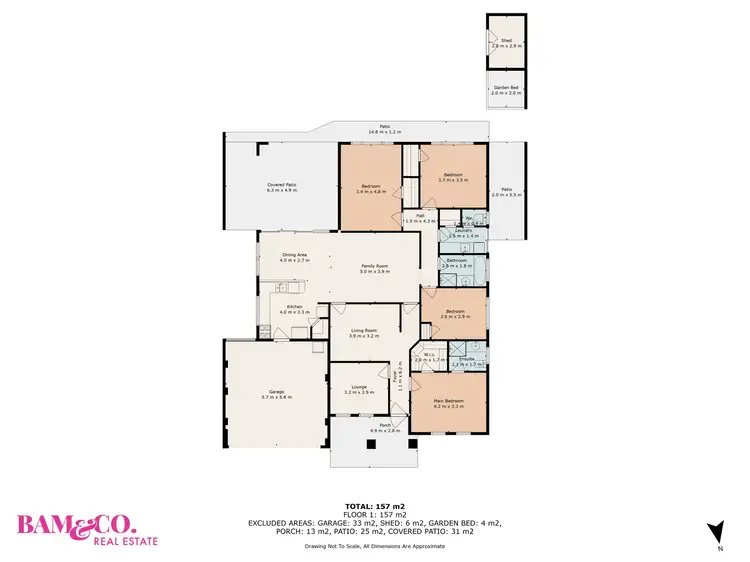 Floorplan of Homely house listing, 5 Yorlor Way, Quinns Rocks WA 6030