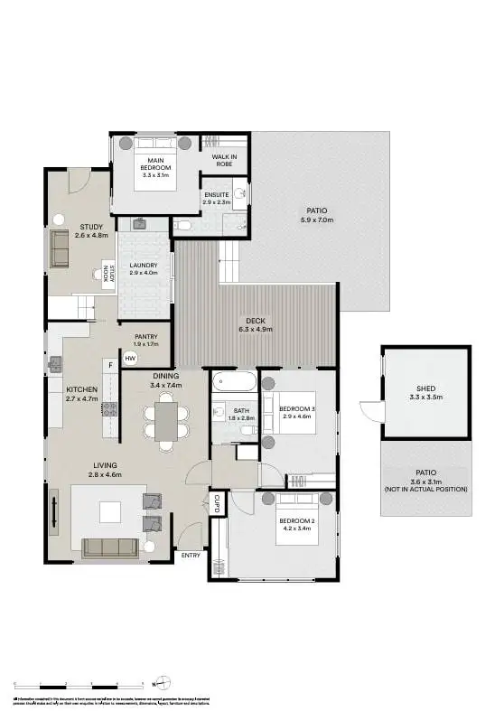 Floorplan of Homely house listing, 24 Niela Crescent, Miandetta TAS 7310