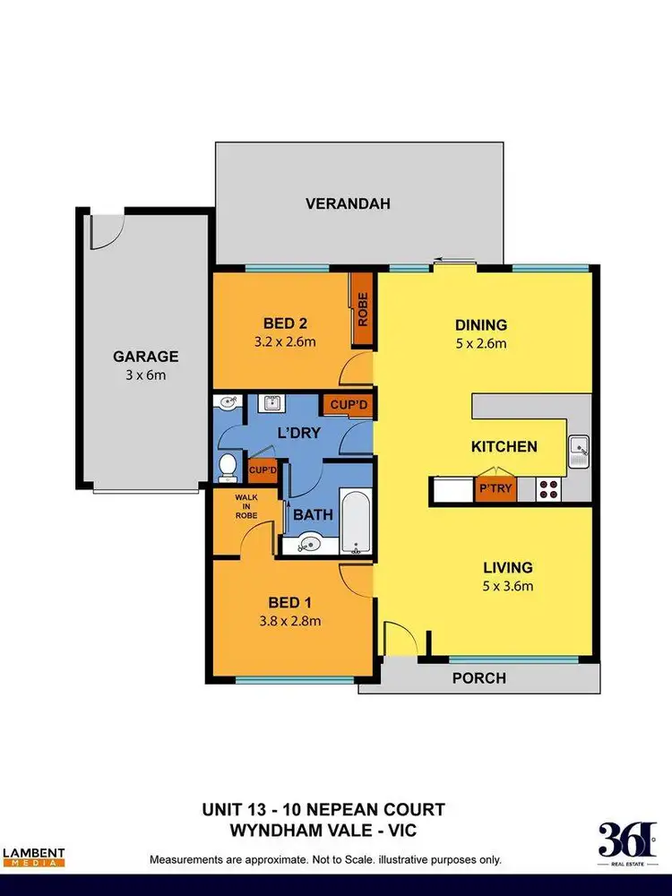 Floorplan of Homely unit listing, 13/10-16 Nepean Court, Wyndham Vale VIC 3024