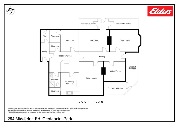 Floorplan of Homely house listing, 294 Middleton Road, Centennial Park WA 6330