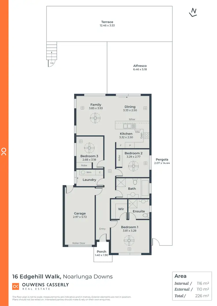 Floorplan of Homely house listing, 16 Edgehill Walk, Noarlunga Downs SA 5168