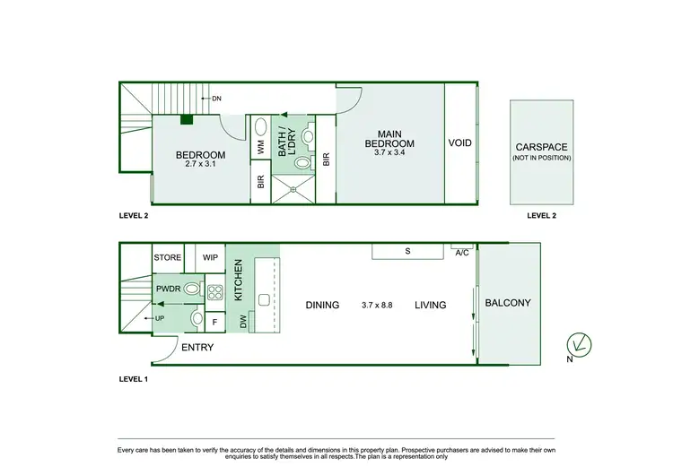 Floorplan of Homely apartment listing, 19/65 Station Street, Malvern VIC 3144