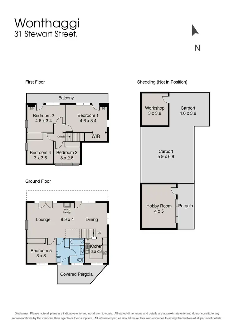 Floorplan of Homely house listing, 31 Stewart Street, Wonthaggi VIC 3995