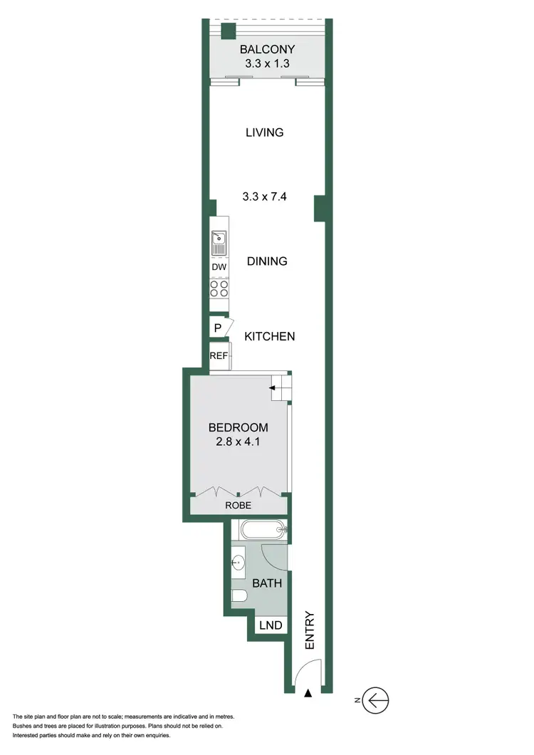Floorplan of Homely apartment listing, 106/199 Regent Street, Redfern NSW 2016
