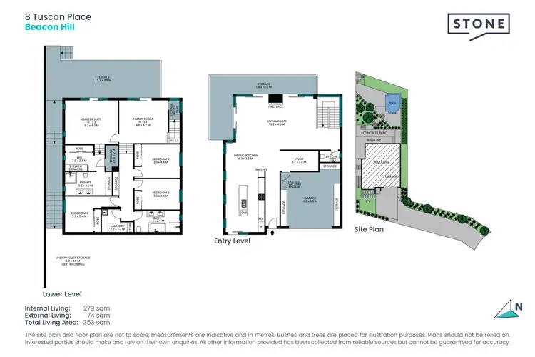 Floorplan of Homely house listing, 8 Tuscan Place, Beacon Hill NSW 2100