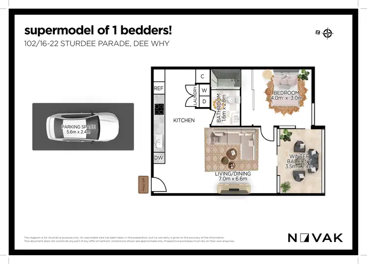 Floorplan of Homely apartment listing, 102/16-22 Sturdee Parade, Dee Why NSW 2099
