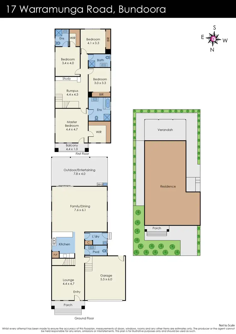 Floorplan of Homely house listing, 17 Warramunga Road, Bundoora VIC 3083