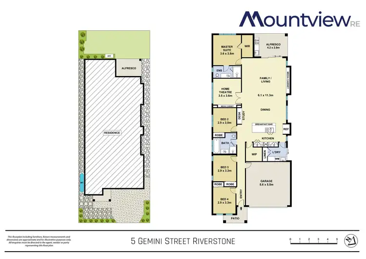 Floorplan of Homely house listing, 5 Gemini Street, Riverstone NSW 2765