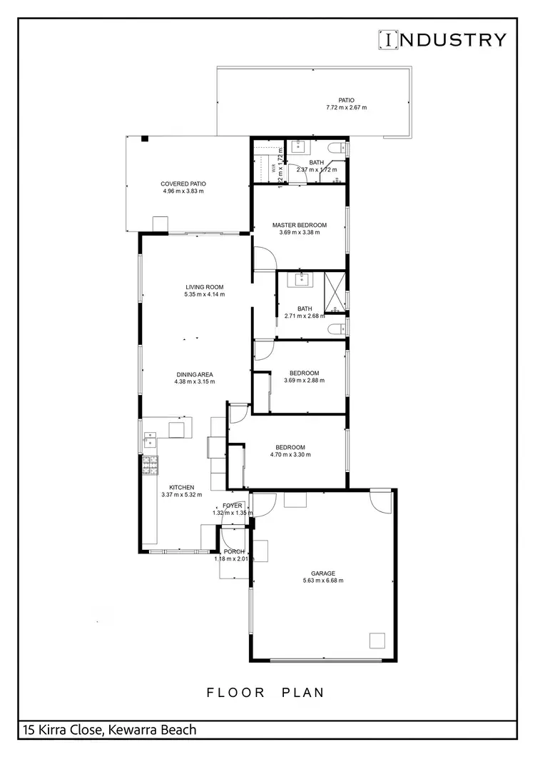 Floorplan of Homely house listing, 15 Kirra Close, Kewarra Beach QLD 4879