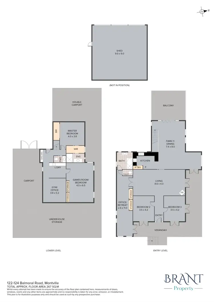 Floorplan of Homely house listing, 122-124 Balmoral Road, Montville QLD 4560