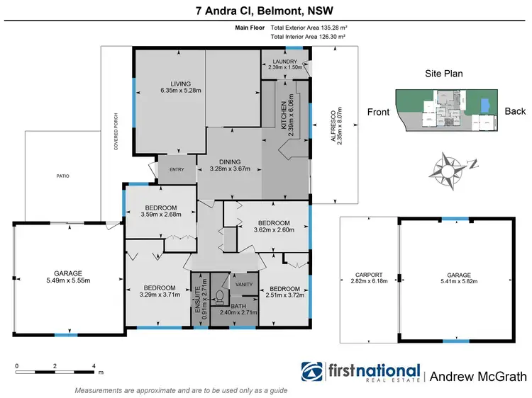 Floorplan of Homely house listing, 7 Andra Close, Belmont NSW 2280