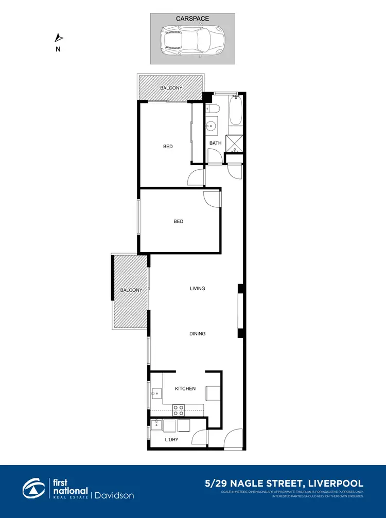 Floorplan of Homely unit listing, 5/29 Nagle Street, Liverpool NSW 2170