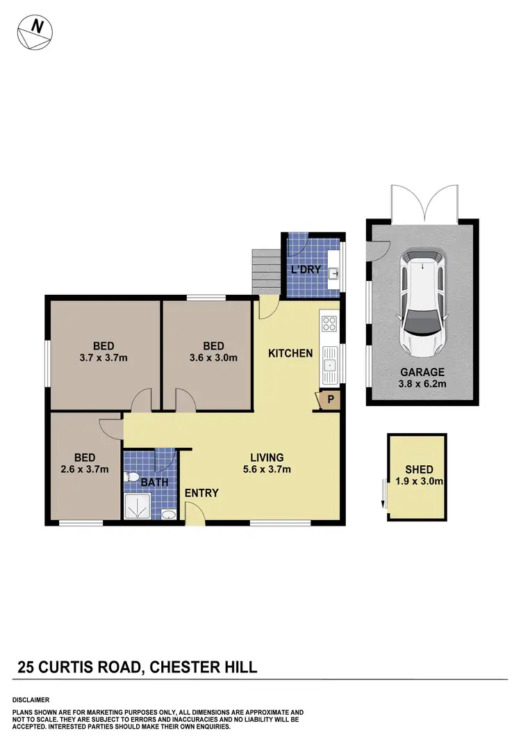 Floorplan of Homely house listing, 25 Curtis Road, Chester Hill NSW 2162