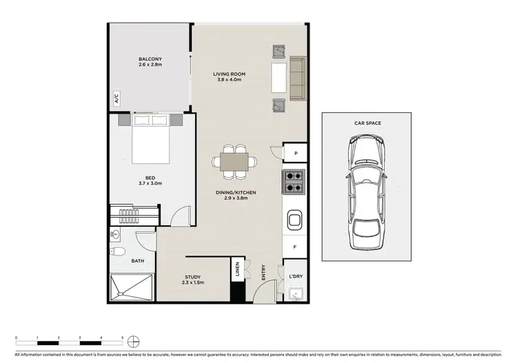 Floorplan of Homely apartment listing, 523/1F Broughton Street, Parramatta NSW 2150