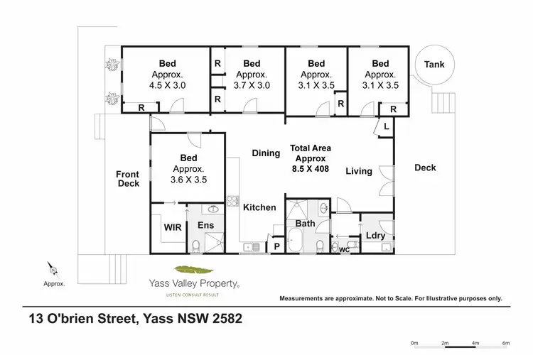 Floorplan of Homely house listing, 13 O'Brien Street, Yass NSW 2582