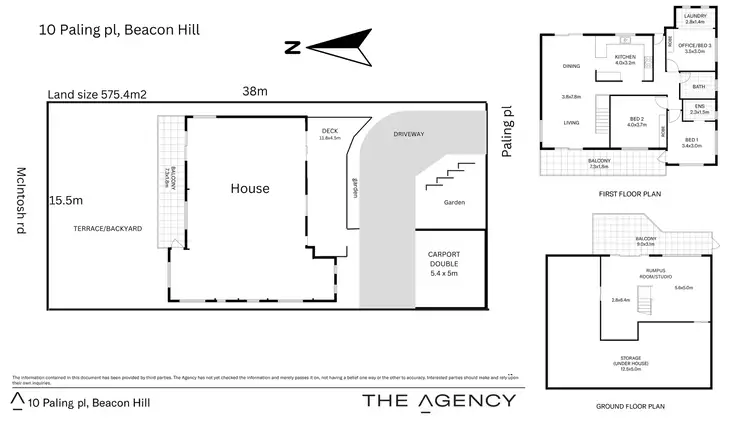 Floorplan of Homely house listing, 10 Paling Place, Beacon Hill NSW 2100