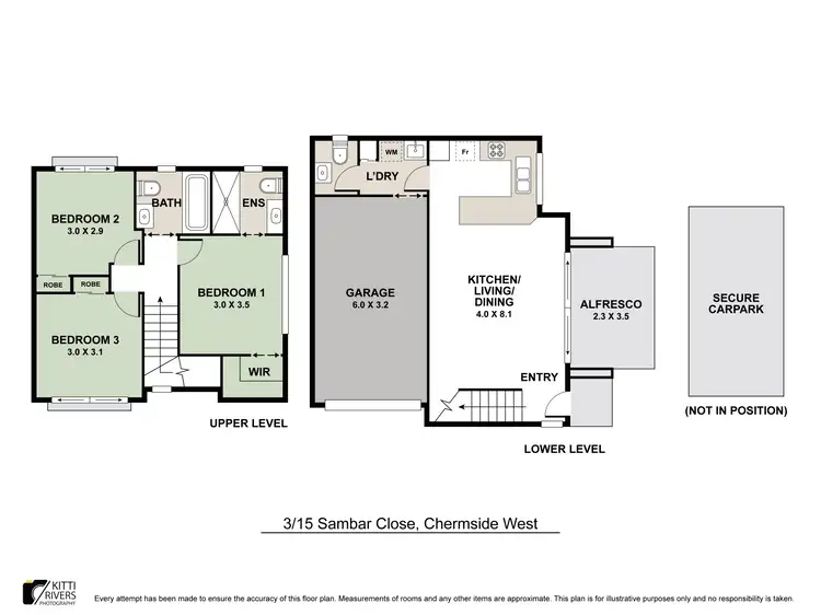 Floorplan of Homely townhouse listing, 3/15 Sambar Close, Chermside West QLD 4032