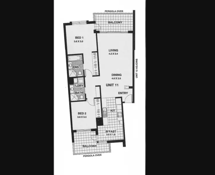 Floorplan of Homely apartment listing, 11/7 Devitt Avenue, Newington NSW 2127