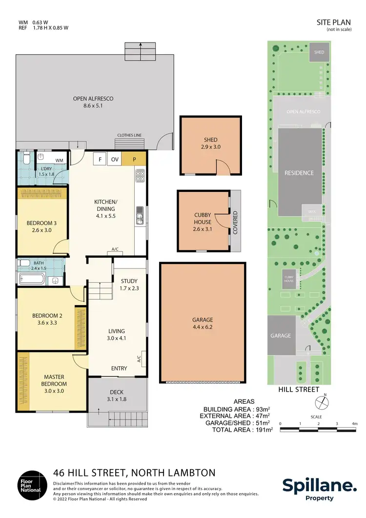 Floorplan of Homely house listing, 46 Hill Street, North Lambton NSW 2299