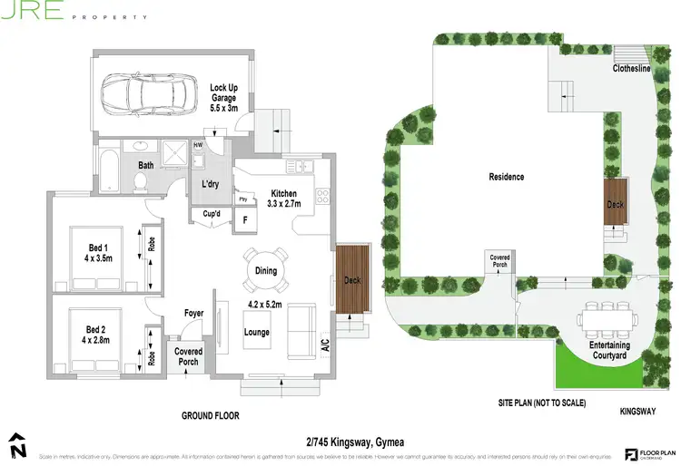 Floorplan of Homely villa listing, 2/745-747 Kingsway, Gymea NSW 2227