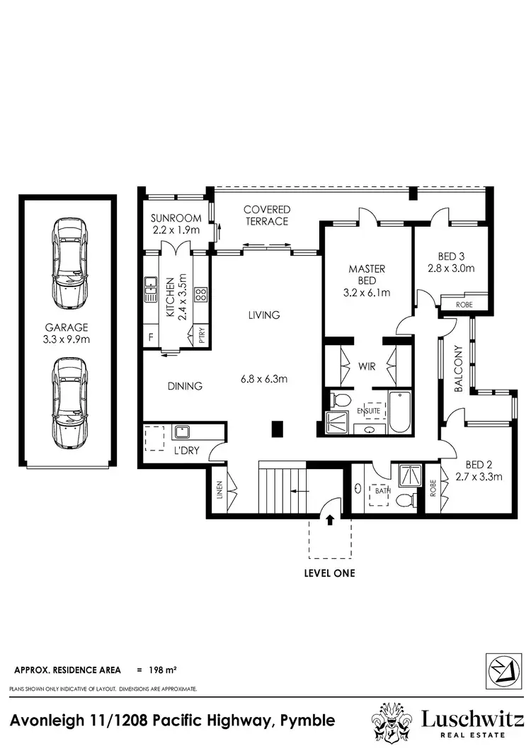 Floorplan of Homely apartment listing, 11/1208-1218 Pacific Highway, Pymble NSW 2073