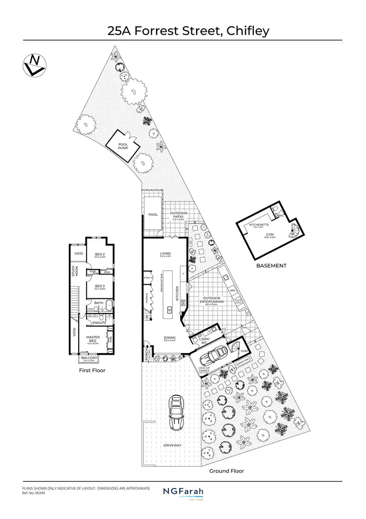 Floorplan of Homely house listing, 25A Forrest Street, Chifley NSW 2036