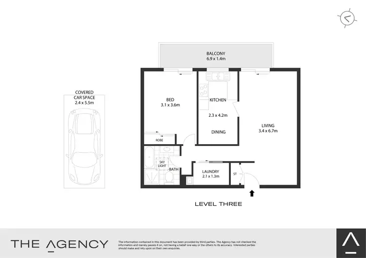 Floorplan of Homely apartment listing, 14/164 Hampden Road, Abbotsford NSW 2046
