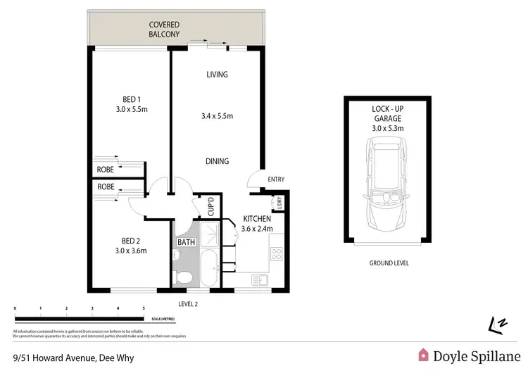 Floorplan of Homely apartment listing, 9/51 Howard Avenue, Dee Why NSW 2099